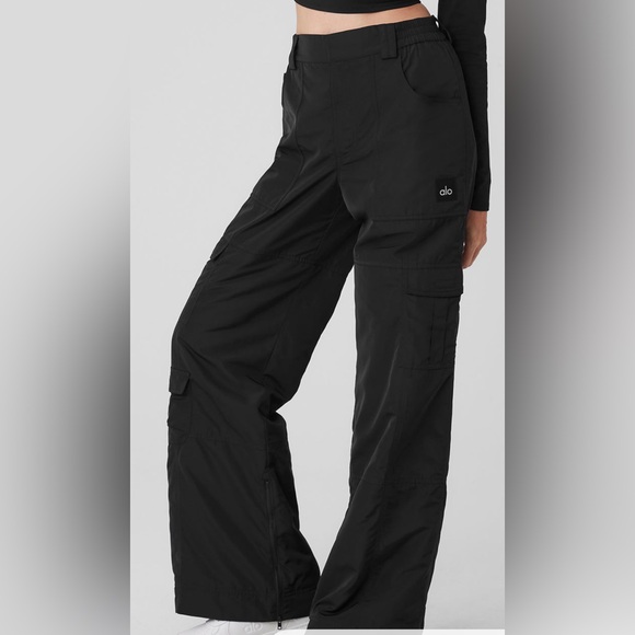 alo High-Waist Ski Moto Puffer Pant - Picture 1 of 3
